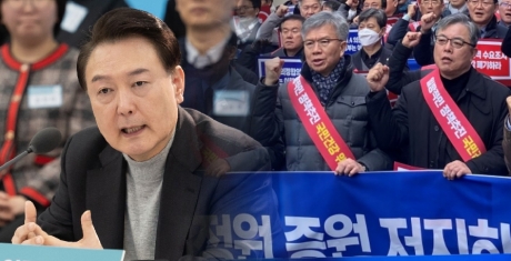 "의대정원 2000명 확대" 발표 20일째…尹 정부, 굳히기 착수