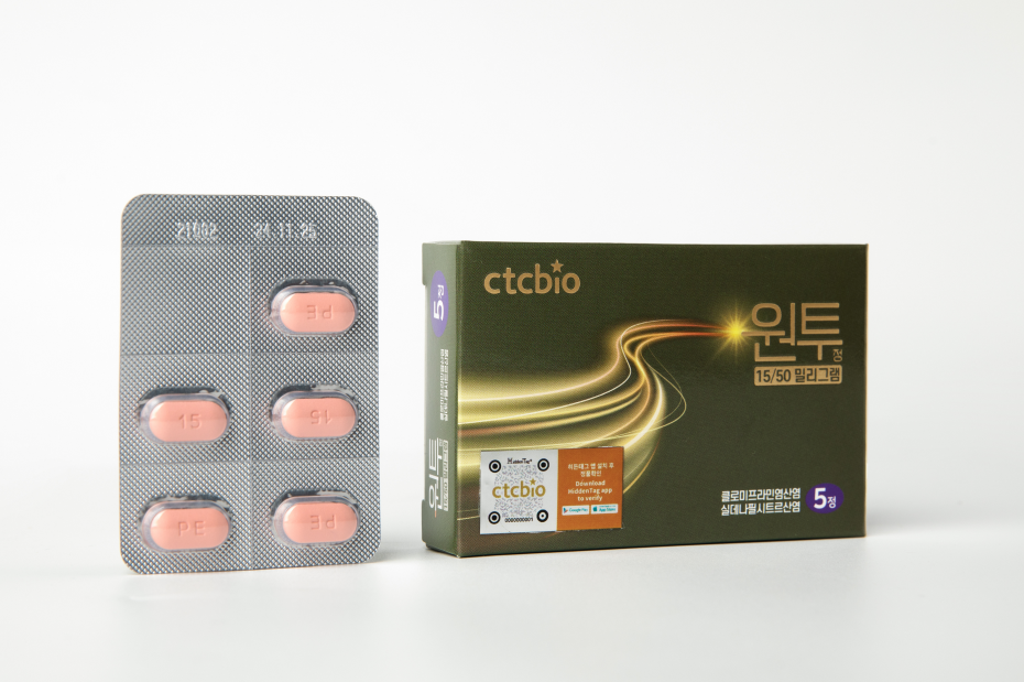 씨티씨바이오, 조루증치료복합제 '원투정' 출시‥2천억 국내시장 목표
